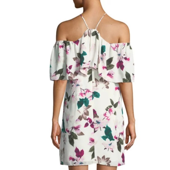 NWT $119 1.State Floral Ruffle Halter Dress - Picture 2 of 4